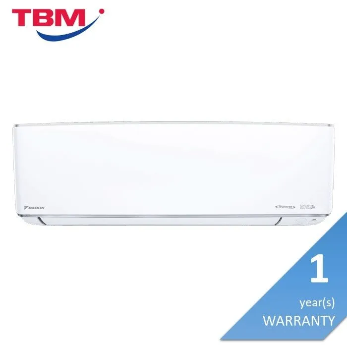 [1.0HP][Inverter] Daikin FTKF25CV1MF Air Conditioner 1.0HP Wall Mounted WiFi R32 Inverter