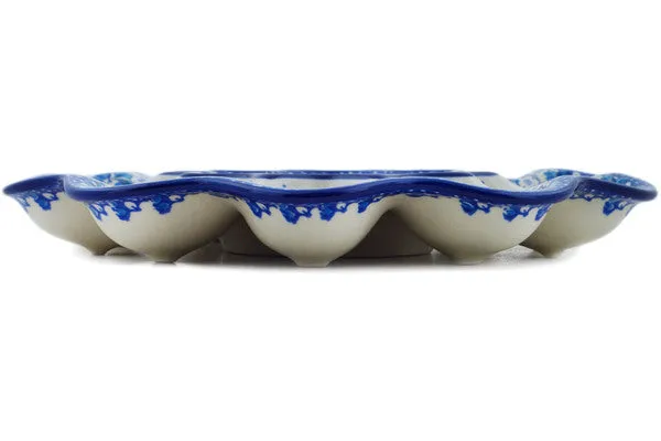 11" Egg Plate - Sky Full Of Flowers
