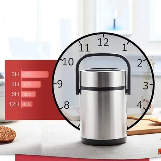 1.4 Liter Stainless Steel Vacuum Thermos - Hot and Cold