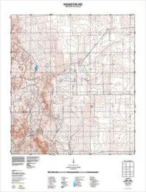 1840-I-NE Nanson Topographic Map by Landgate (2011)