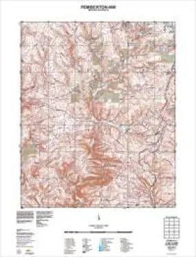 2129-III-NW Pemberton Topographic Map by Landgate (2011)