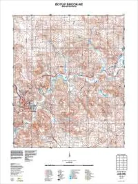 2130-II-NE Boyup Brook Topographic Map by Landgate (2011)