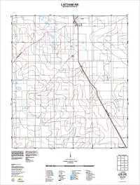 2138-II-NE Latham Topographic Map by Landgate (2011)