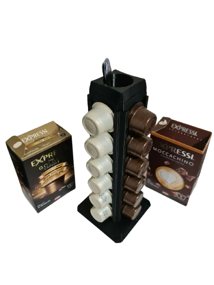24 Pod Expressi Coffee Holder for Aldi Pods - Black
