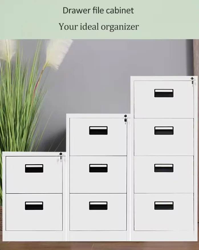 44 X 40 X 182Cm 4-Drawer Steel File Cabinet Wg-4