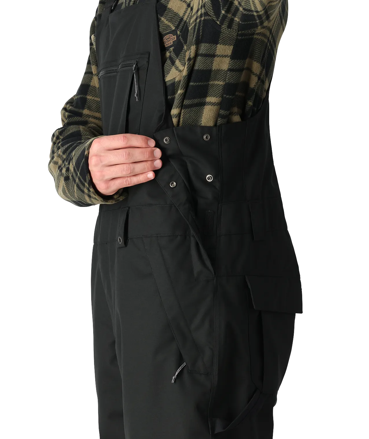 686 HOT LAP INSULATED BIB BLACK 2025