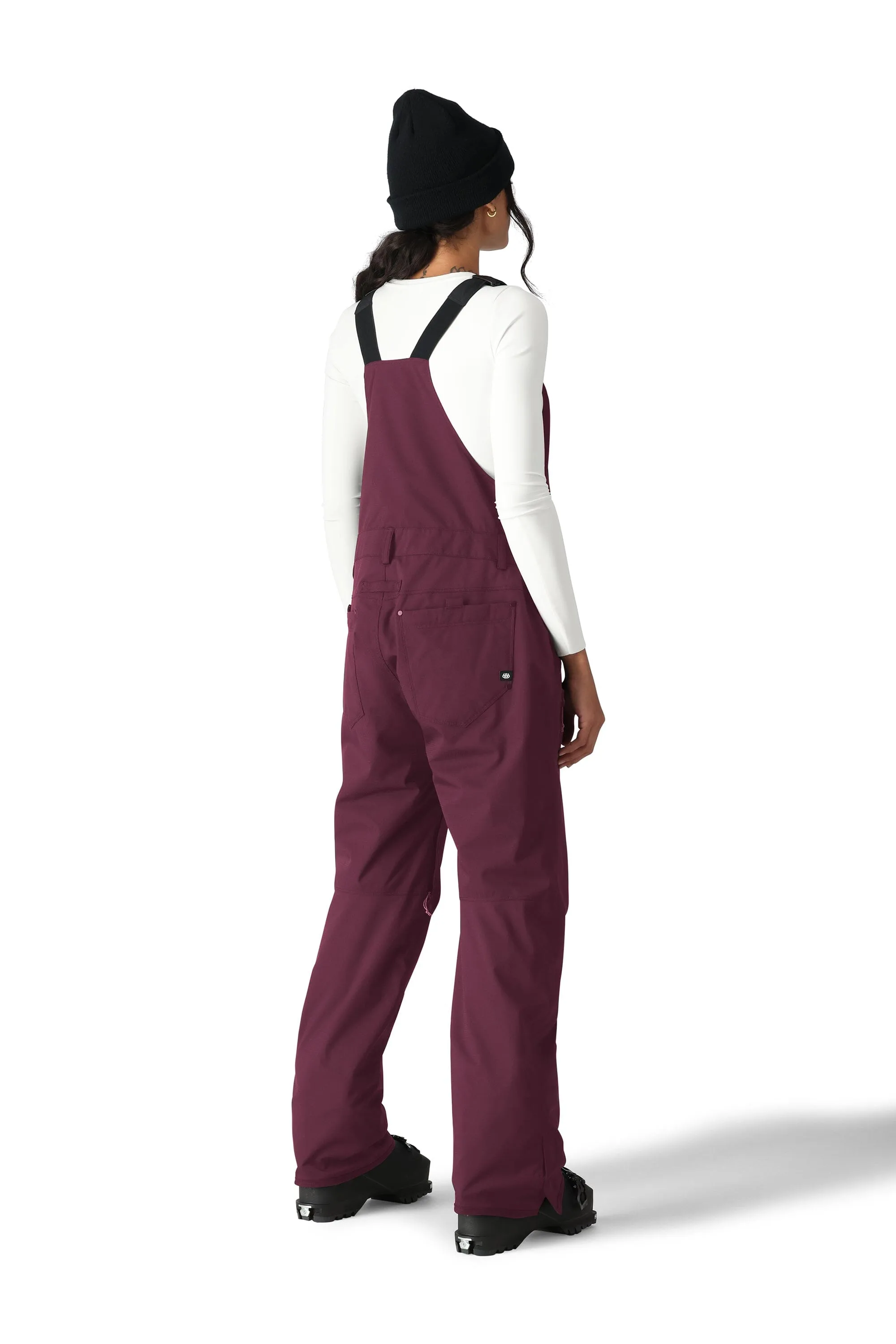 686 Women's Black Magic Insulated Bib Snowboard Pants Sassafras Geo Jacquard 2025
