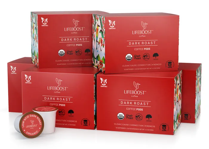 6x Dark Roast Coffee Pods