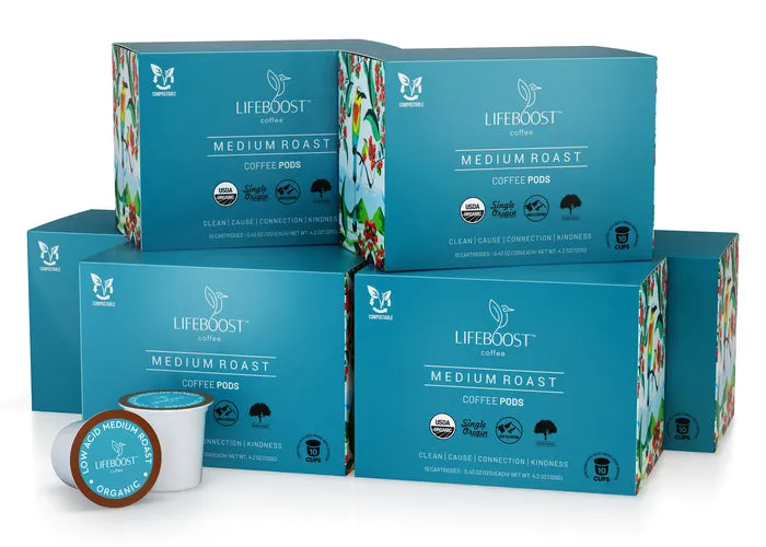 6x Medium Roast Coffee Pods