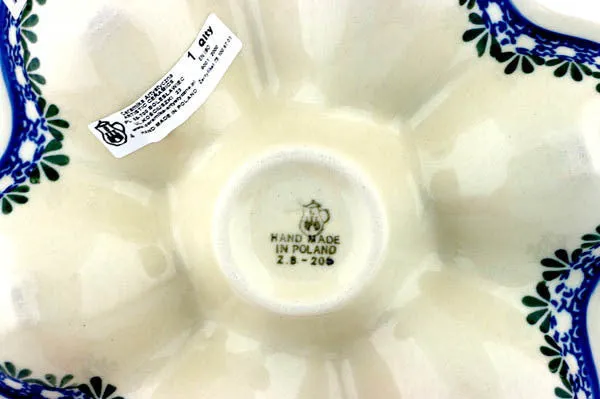 8" Egg Plate - Christmas Rose