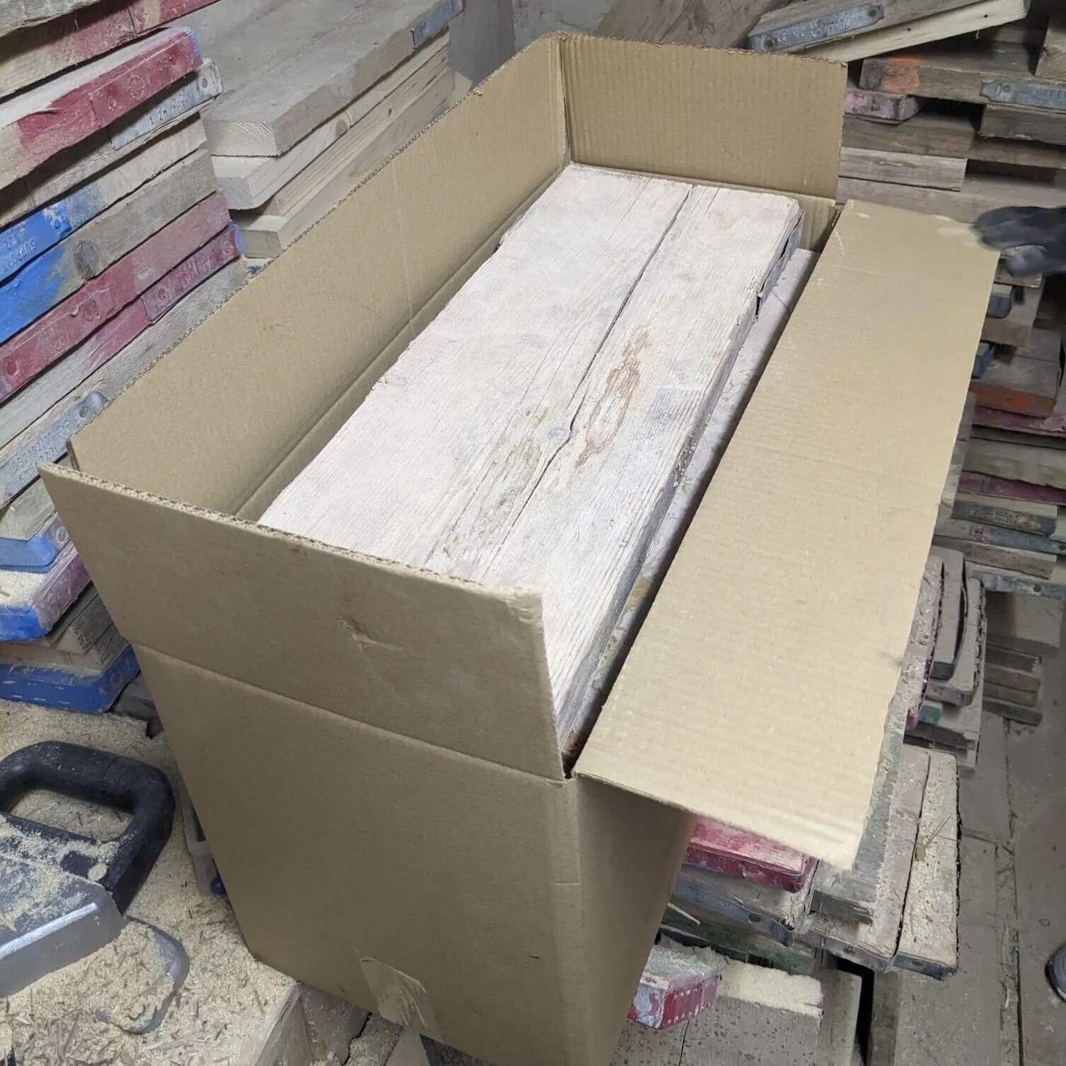 8x 1-2ft Reclaimed Scaffold Board Offcuts, Sole Boards, DIY
