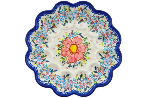 9" Egg Plate - Aster