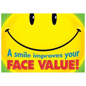 A Smile Improves Your Face Poster