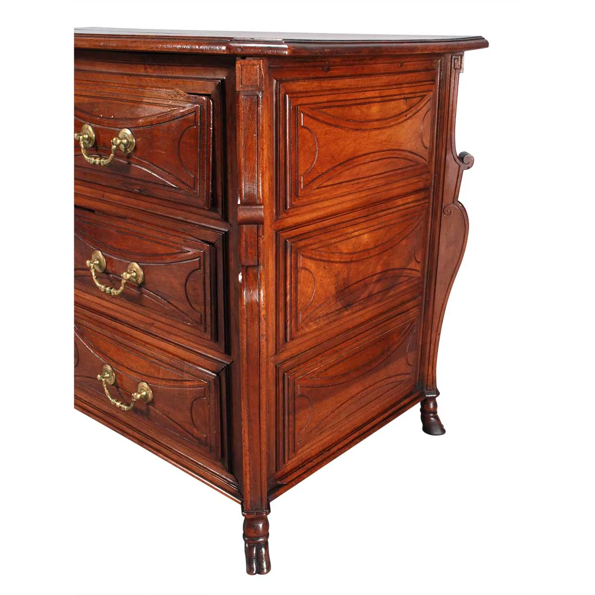 A Walnut Commode on Hoof Feet