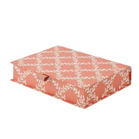 A5 Keepsake Bud Trellis Coral