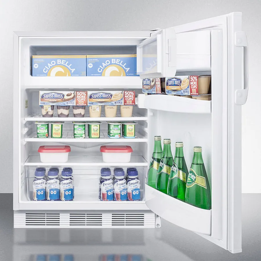Accucold 24" Wide Built-In Refrigerator-Freezer ADA Compliant - AL650LWBI