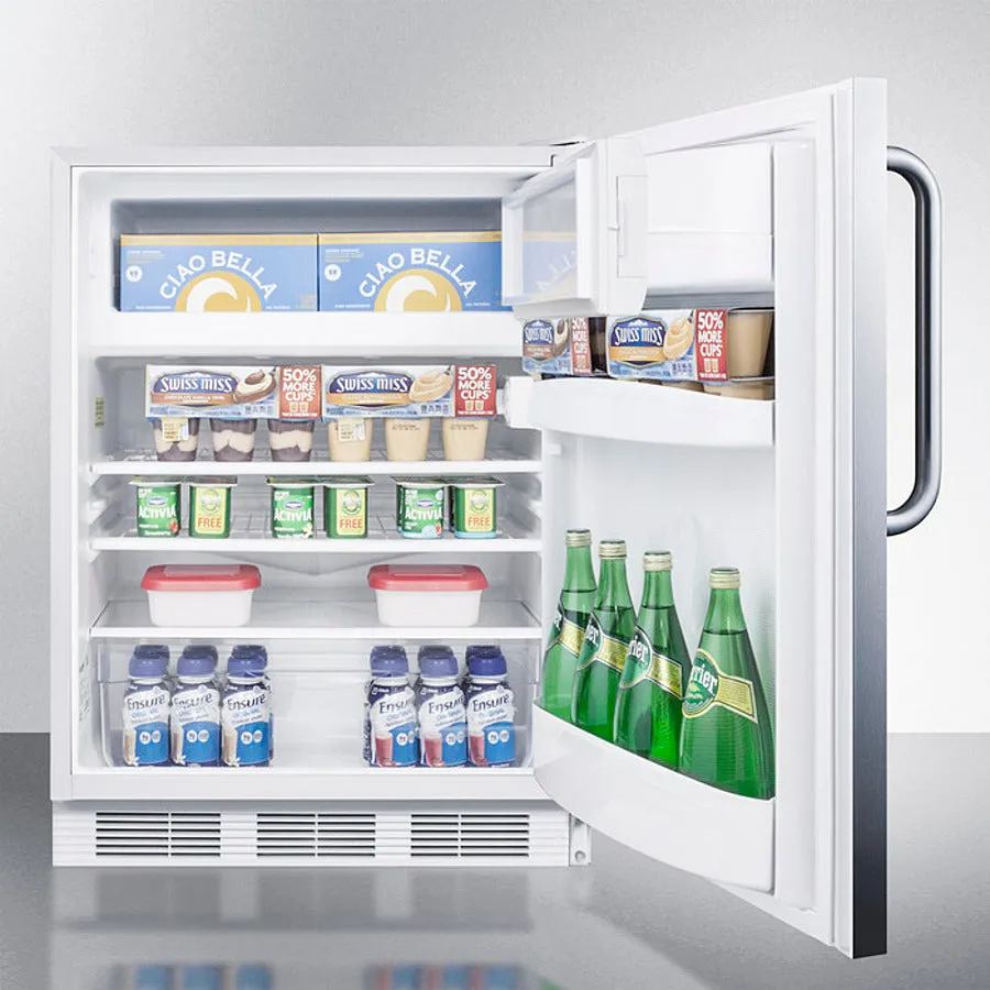 Accucold 24" Wide Built-In Refrigerator-Freezer - CT66LWCSS