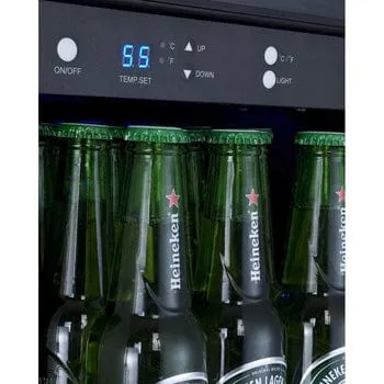Allavino FlexCount II Tru-Vino 15" Wide Stainless Steel Right Hinge Beverage Fridge VSBC15-SR20