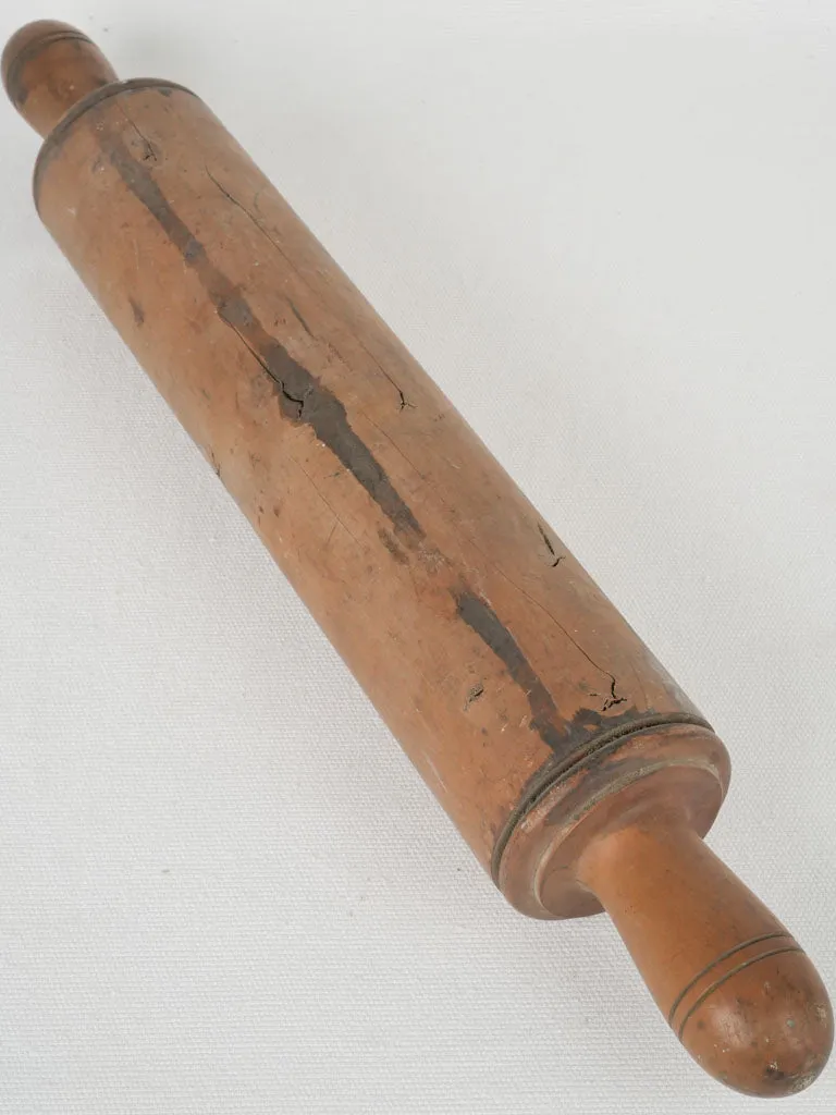 Antique French wooden Rolling pin