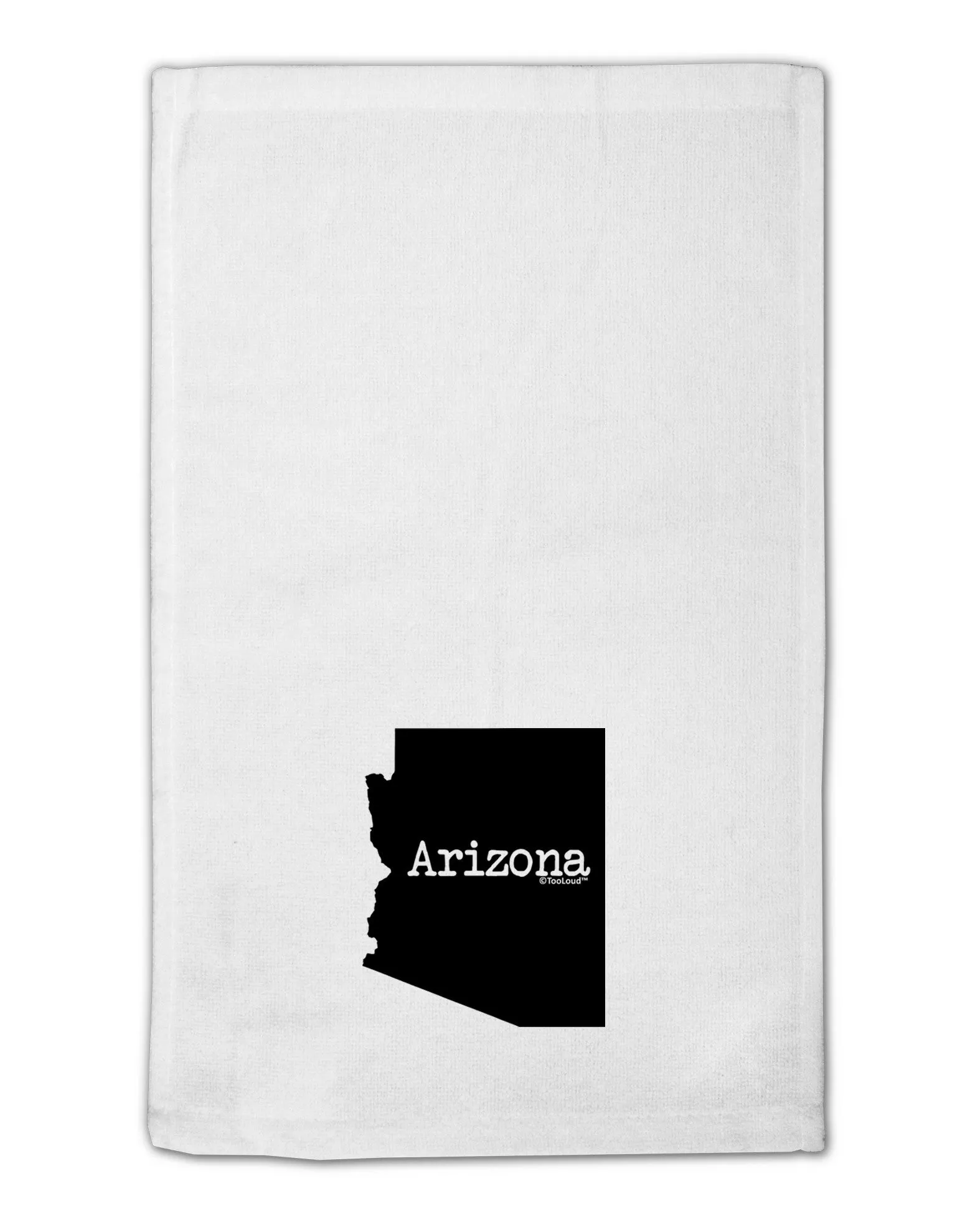 Arizona - United States Shape 11&#x22;x18&#x22; Dish Fingertip Towel