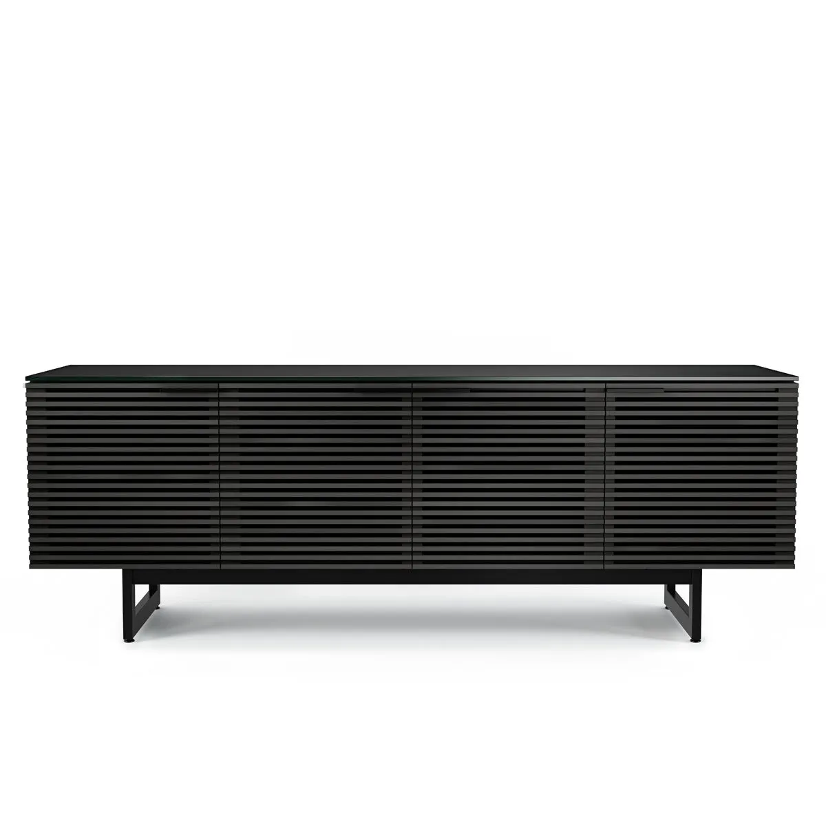 BDI Corridor 8179 Quad Media Console for TVs up to 85" (Charcoal Stained Ash)