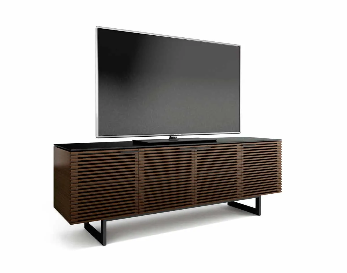 BDI Corridor 8179 Quad Media Consoles for TVs up to 85" (Chocolate Stained Walnut)