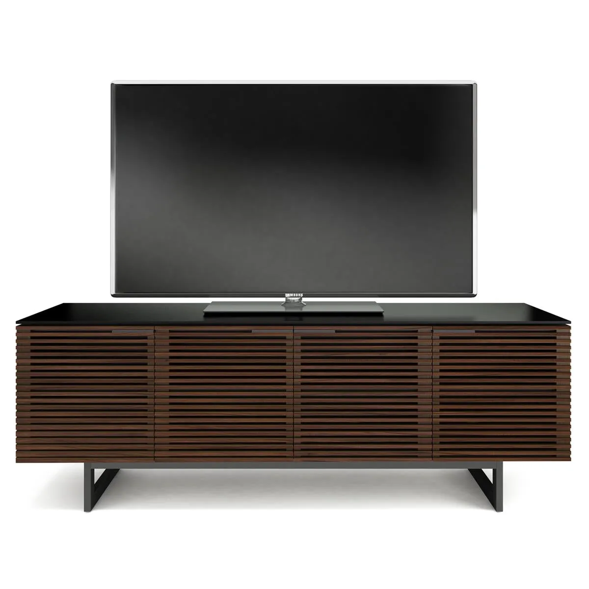 BDI Corridor 8179 Quad Media Consoles for TVs up to 85" (Chocolate Stained Walnut)