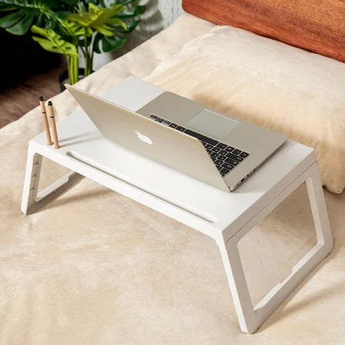 Bed Breakfast Table, Serving Tray, Folding Serving Tray, Kids Tray, Snack Tray, Study in Bed, Laptop Tray, Food tray, Foldable, Notebook