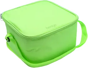 Bentgo Classic Bag (Green) - Insulated Lunch Bag Keeps Food Cold On the Go - Fits the Bentgo Classic Lunch Box, Bentgo Cup, Bentgo Sauce Dippers and an Ice Pack - Works With Other Food Storage Boxes