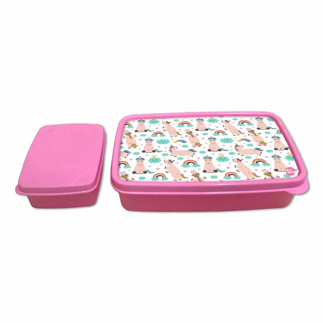 Best Snack Containers for School Girls Lunch Box - Unicorns and Cloud