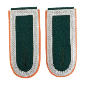 Bottle Green NCO Unterfeldwebel Shoulder Boards - All Services