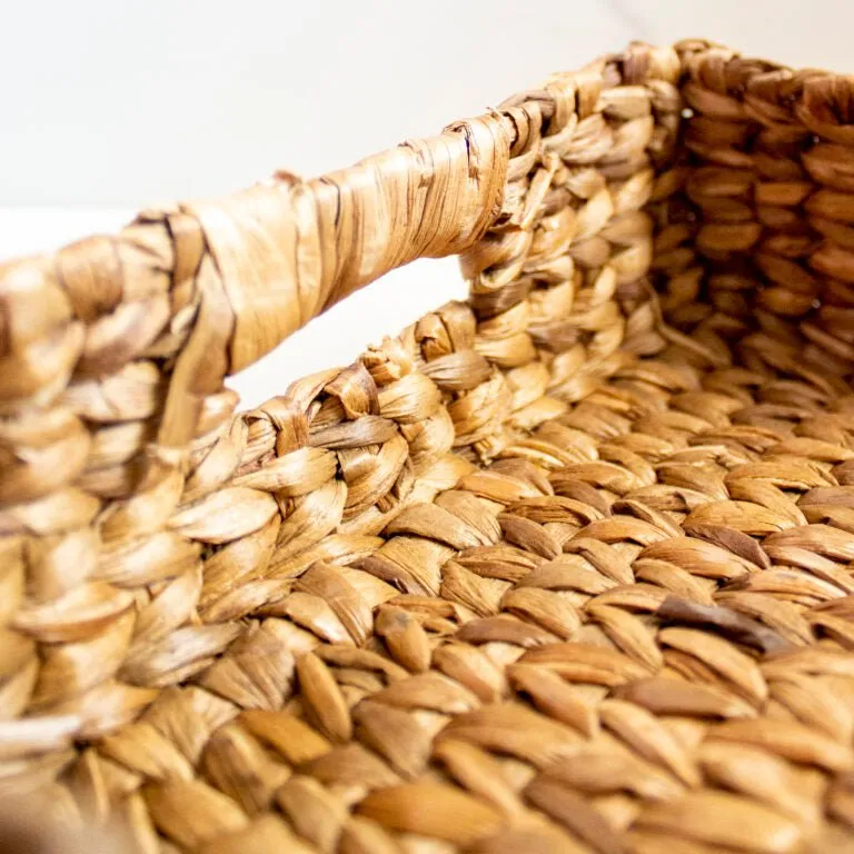 Boxy Water Hyacinth Snack Tray