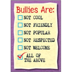 Bullies Are. Poster