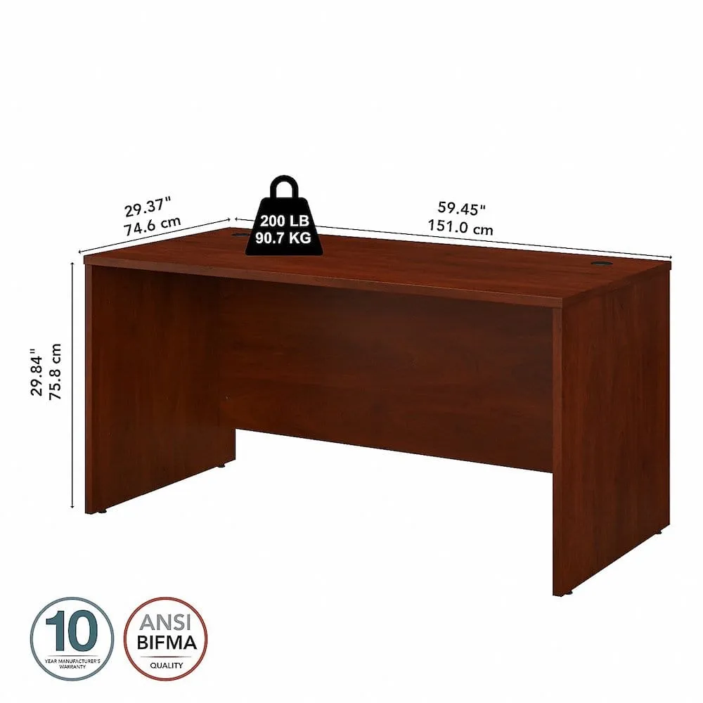 Bush Business Furniture 60W x 30D Desk Shell SCD260HC