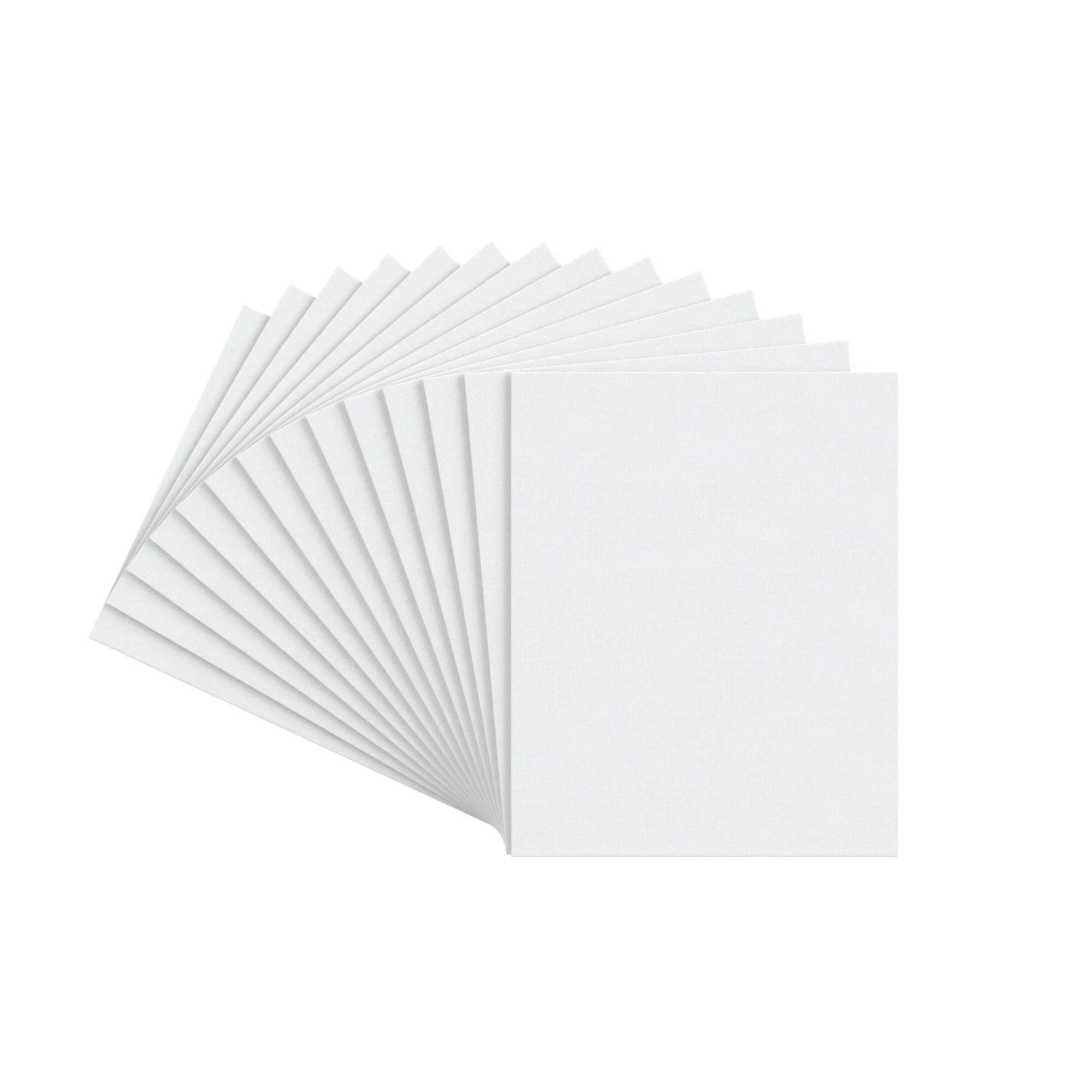 Canvas Boards for Painting | Pack of 14 | 16 x 20 Inches | Blank White Canvas Panels | 100% Cotton | 8 oz Gesso-Primed