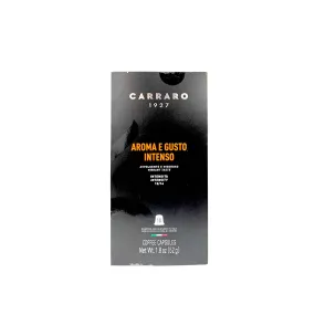 Carraro Aroma E Gusto Intenso Nespresso Capsules 1pack