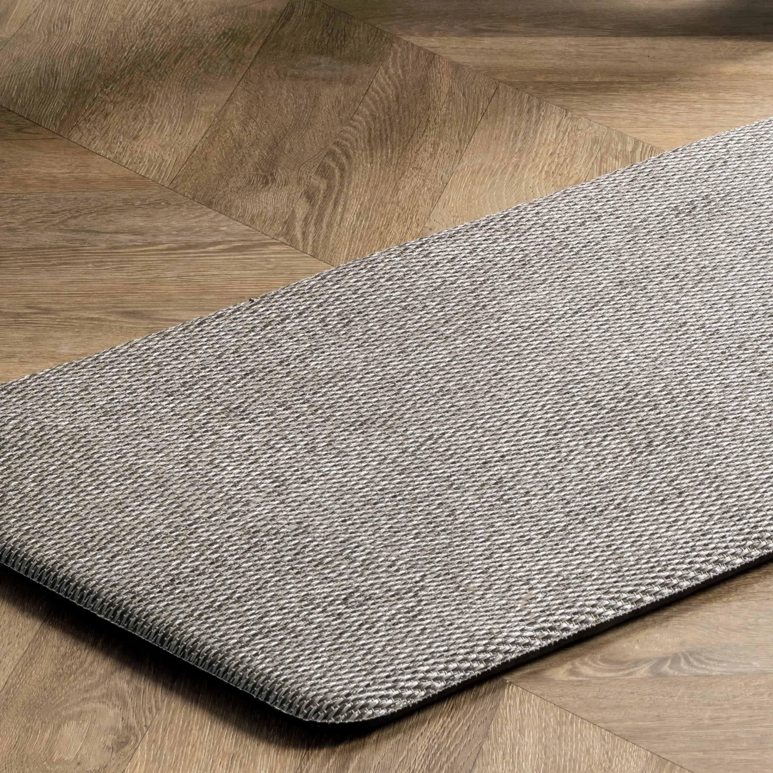 Casual Braided Anti Fatigue Kitchen Or Laundry Room Comfort Mat