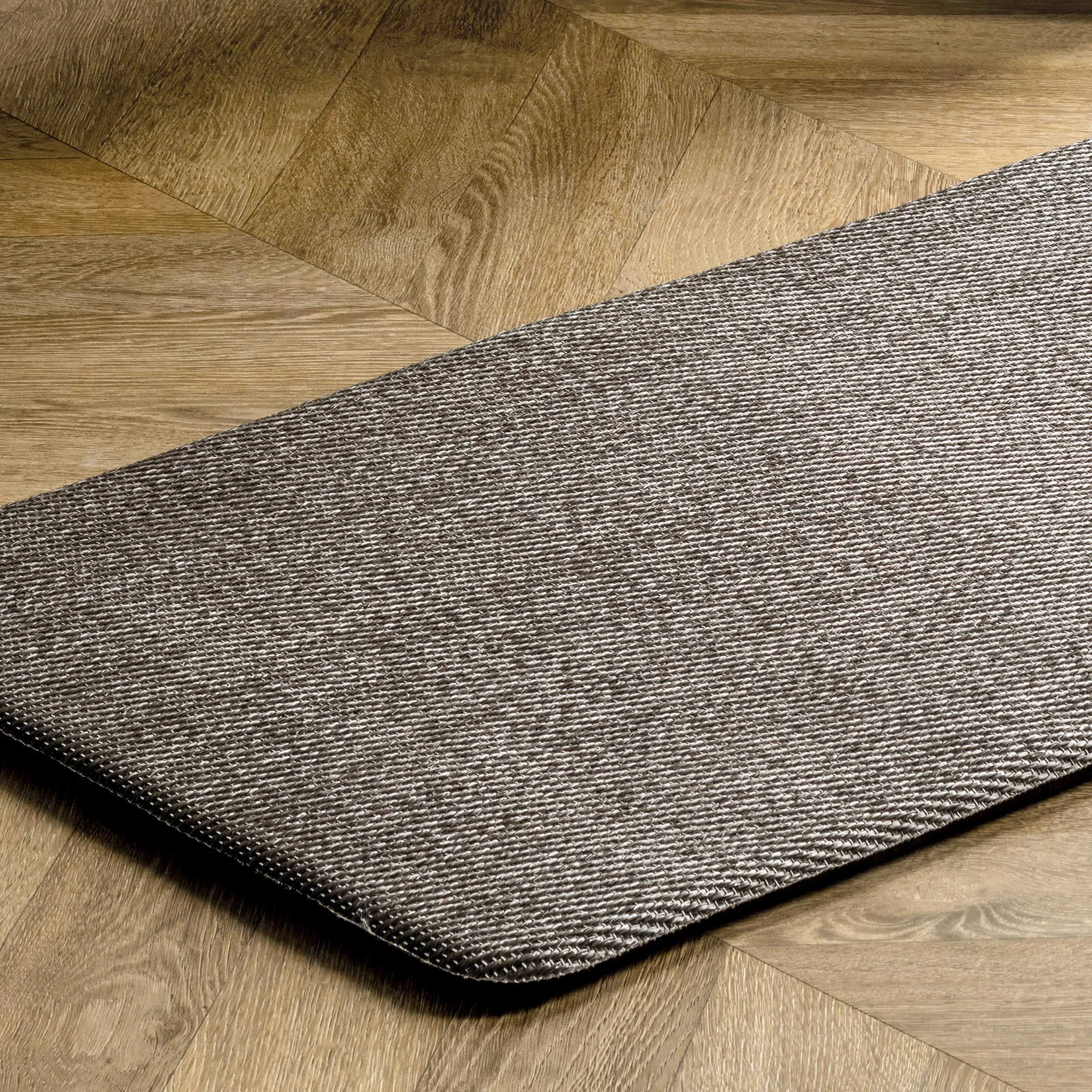 Casual Braided Anti Fatigue Kitchen Or Laundry Room Comfort Mat