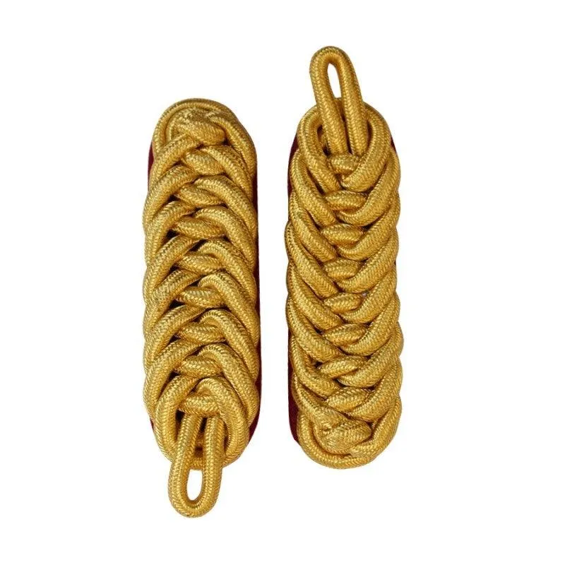 Ceremonial Gold Cord Army Shoulder Board Wire Board Pair