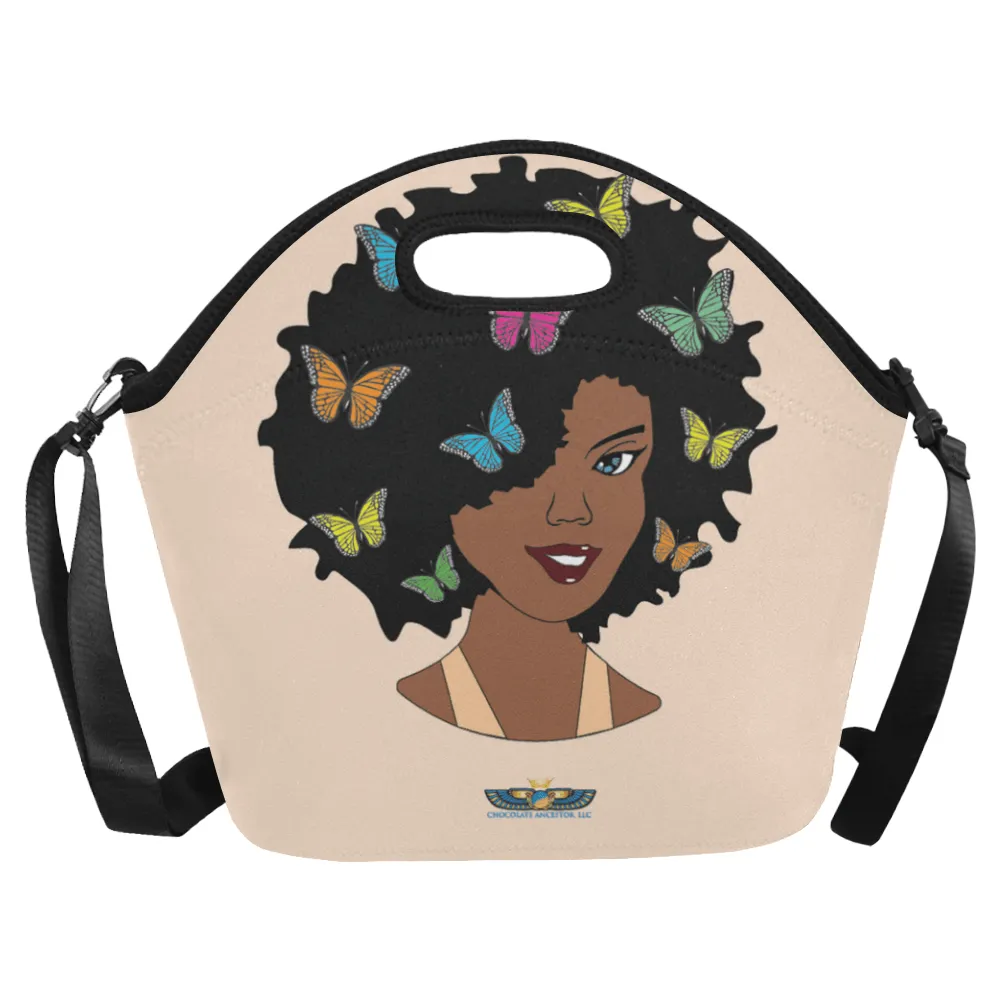 Chocolate Butterfly Diva Lunch Bag