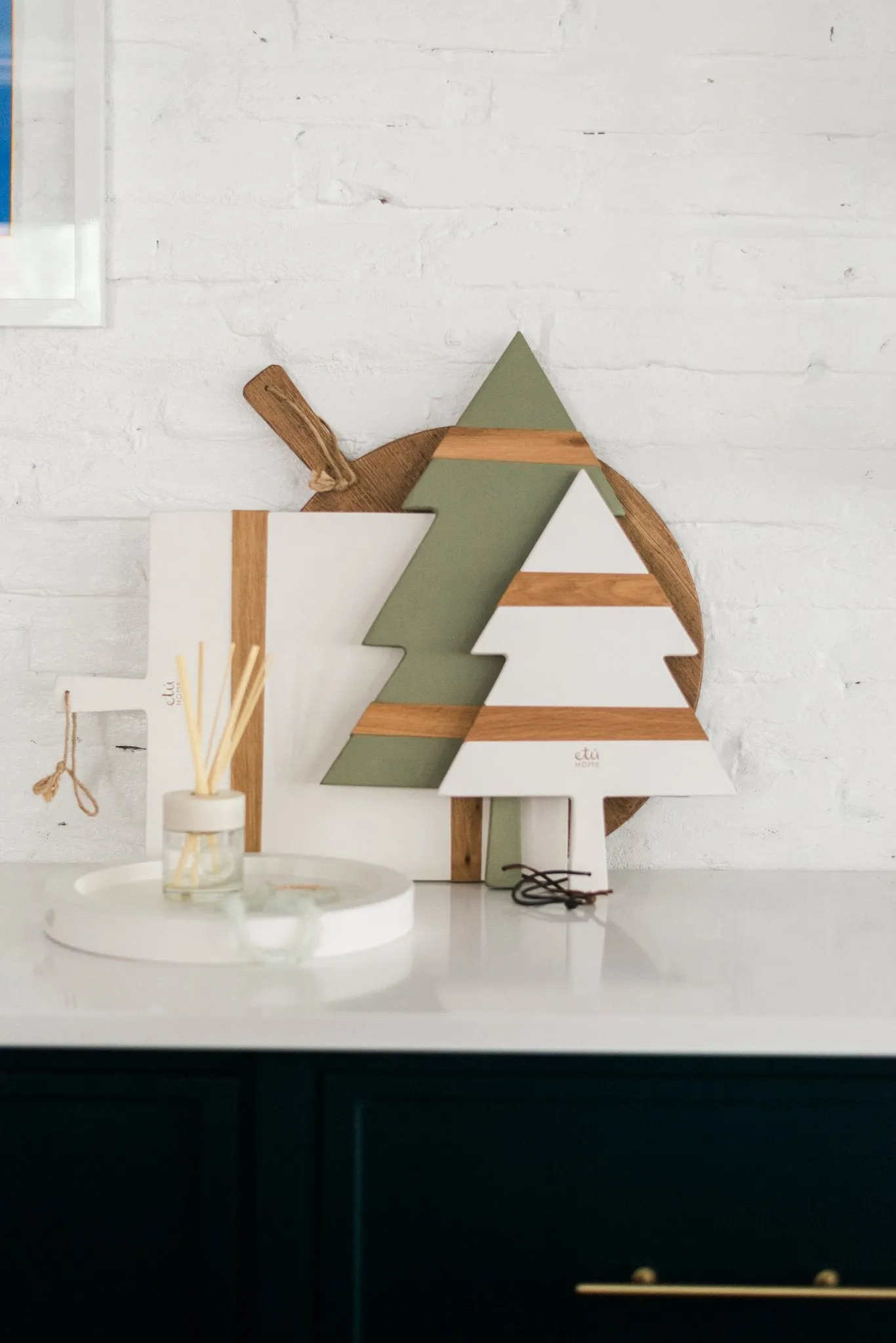 Christmas Tree Charcuterie Board Small in White