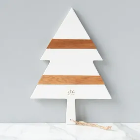 Christmas Tree Charcuterie Board Small in White