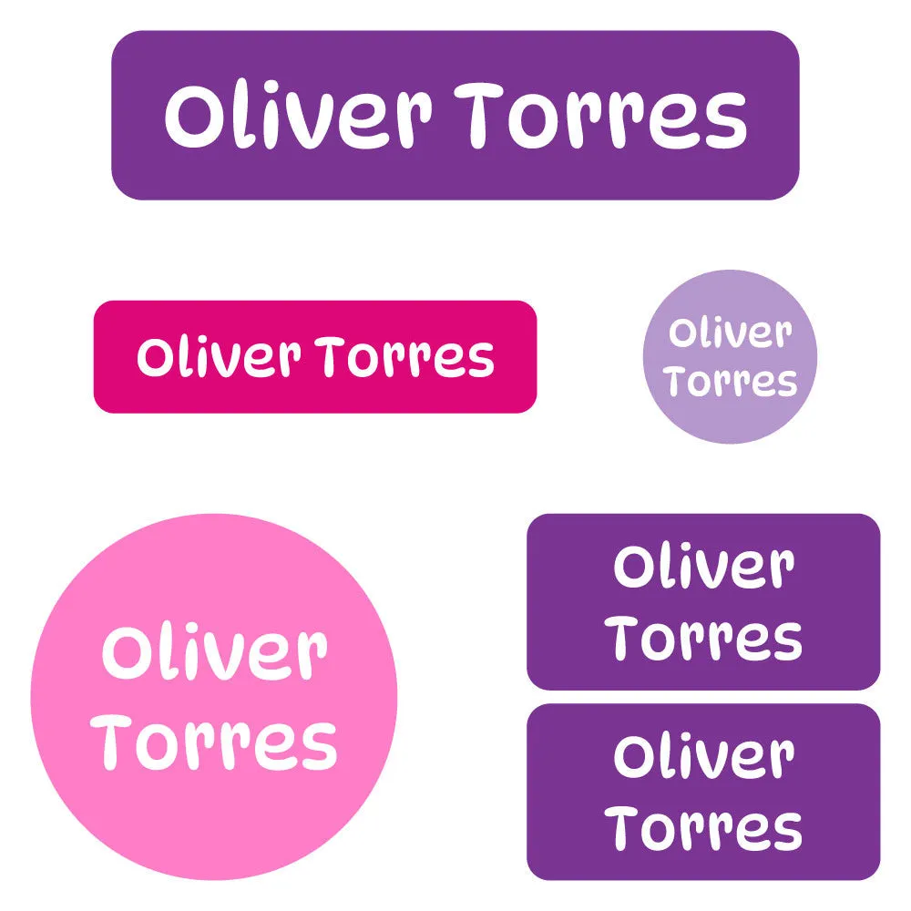 Color Combos Kindergarten Labels Pack