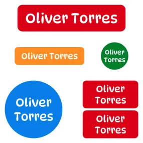Color Combos Kindergarten Labels Pack