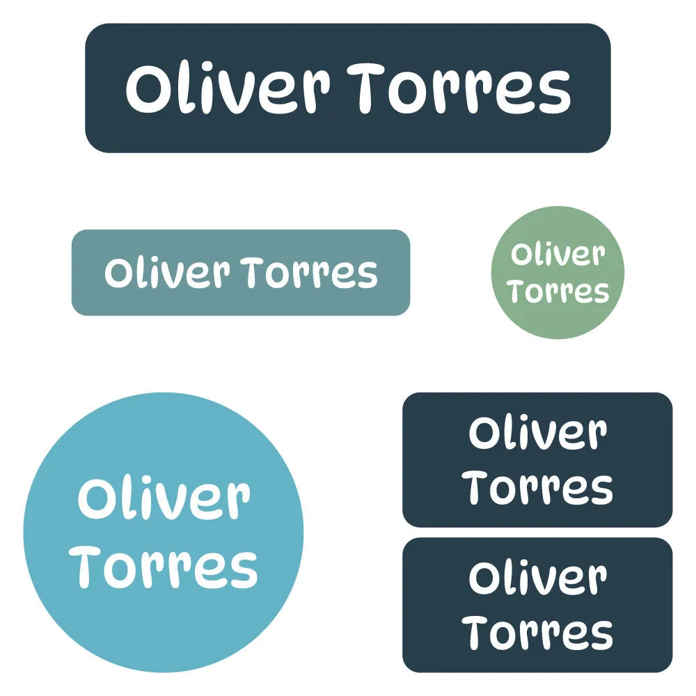 Color Combos Kindergarten Labels Pack