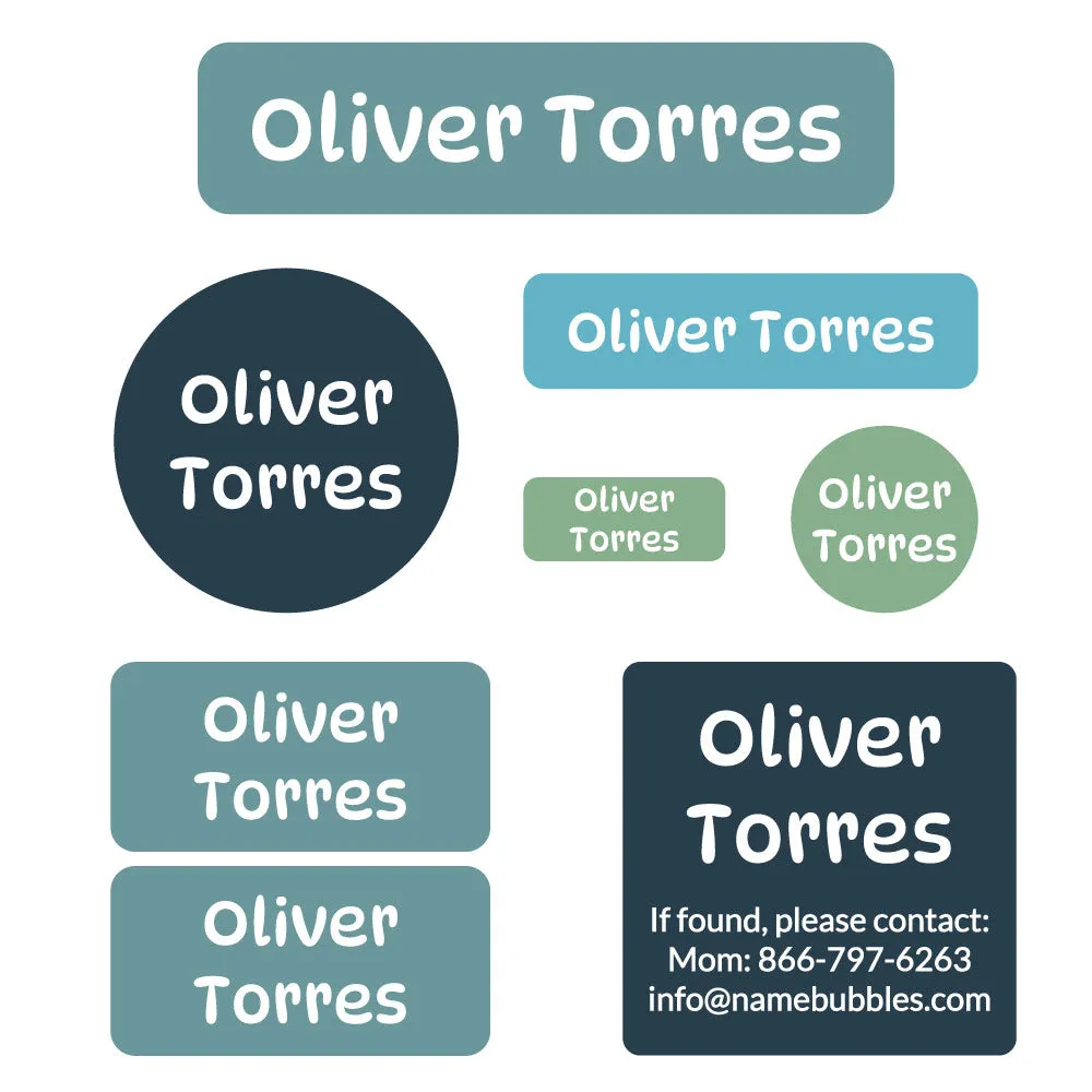 Color Combos Mega Daycare Labels Pack