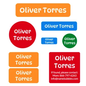 Color Combos Mega Daycare Labels Pack