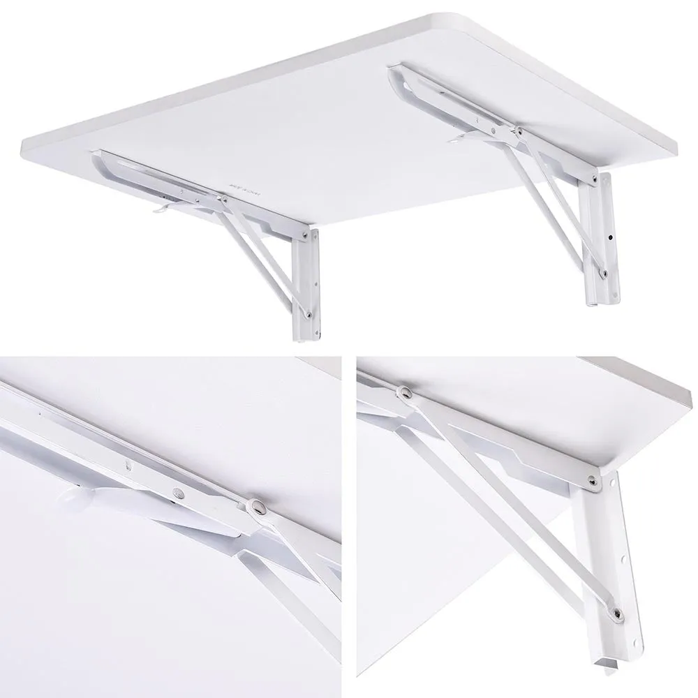 Computer Desk Folding Wall Mounted Desk 24"x16"