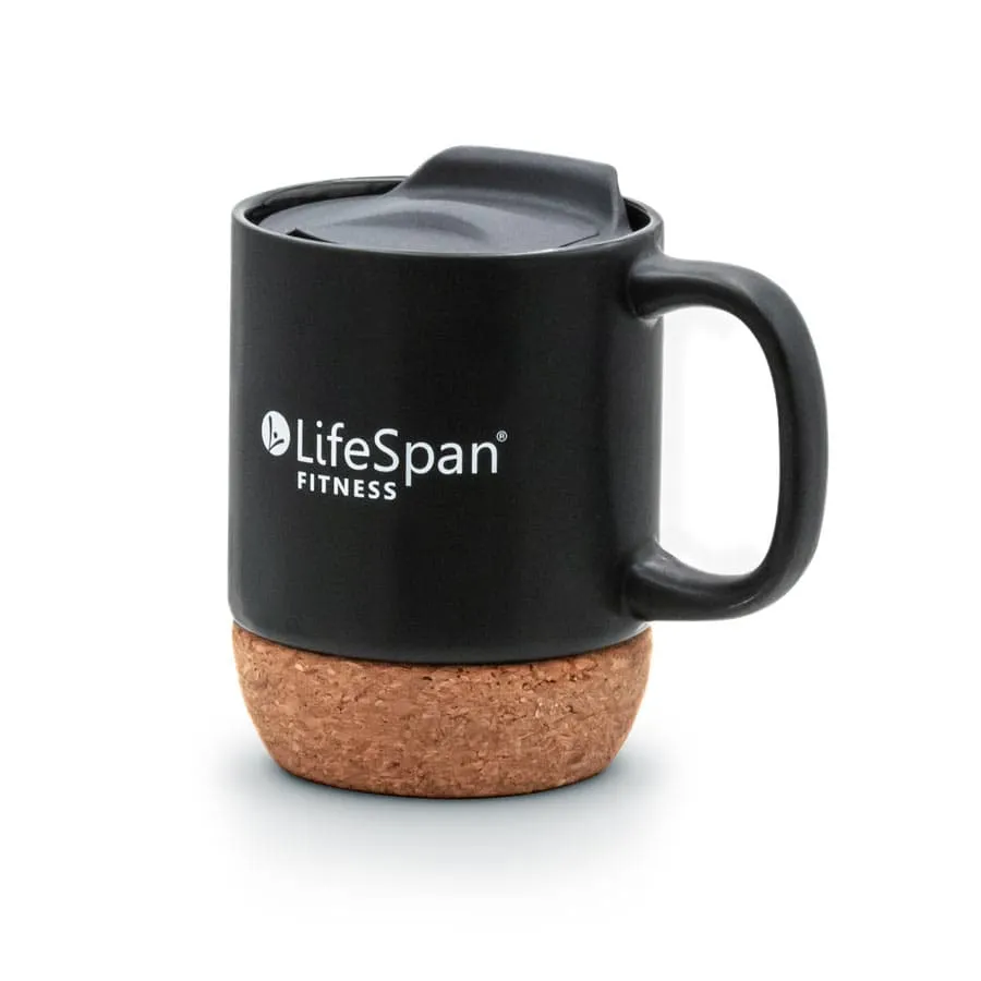 Cork Bottom Ceramic Mug - 12 oz