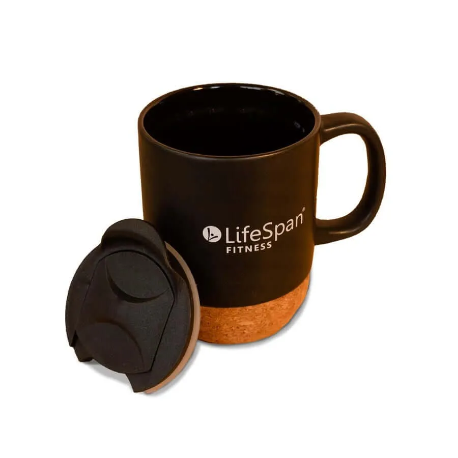 Cork Bottom Ceramic Mug - 12 oz